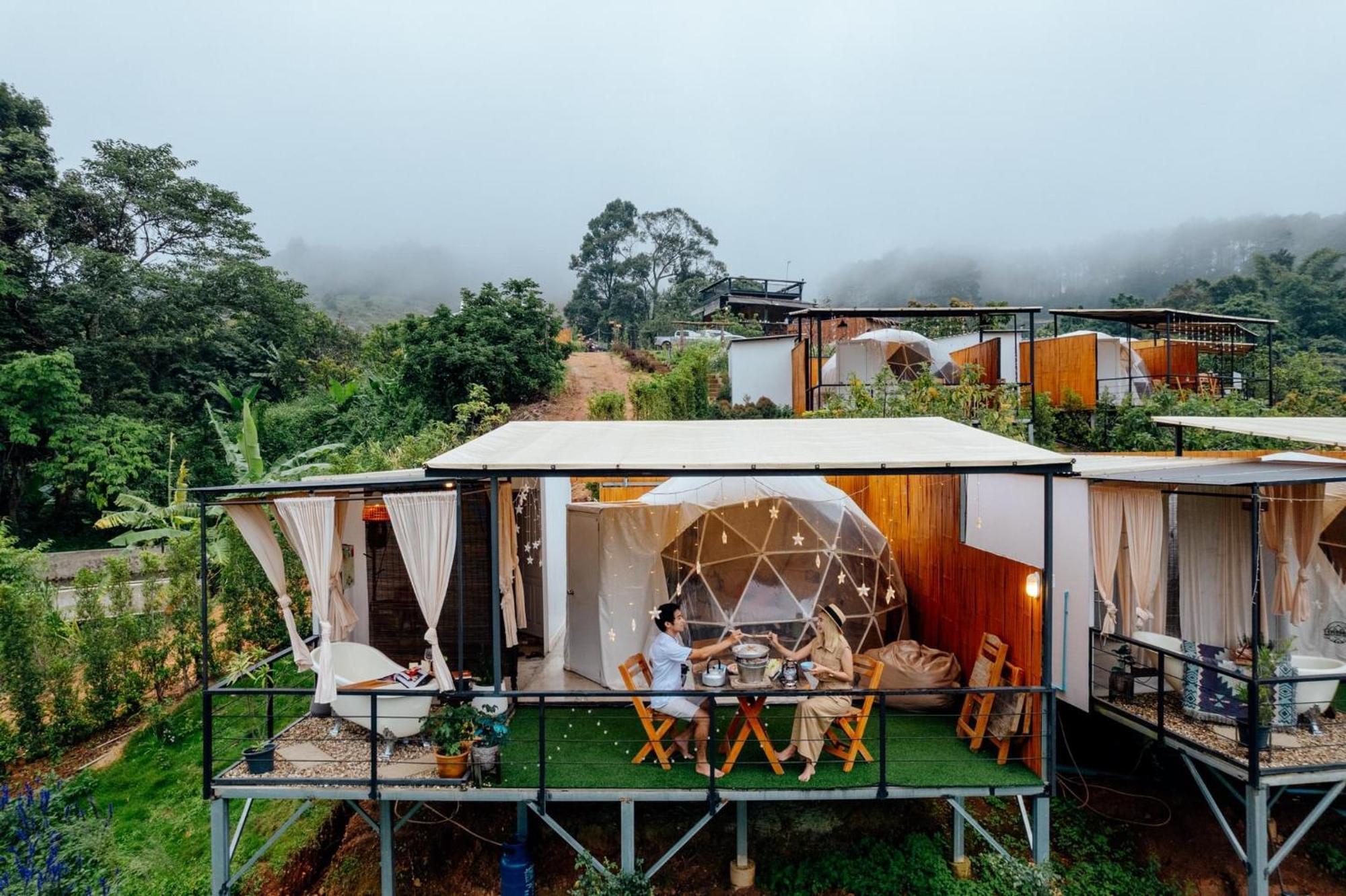 Phu Morinn Camping ม่อนแจ่ม Mon Jam Εξωτερικό φωτογραφία